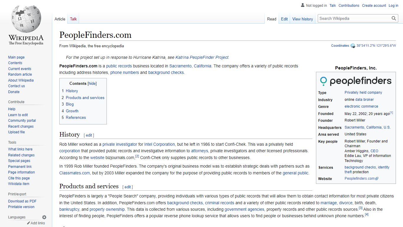 PeopleFinders.com - Wikipedia